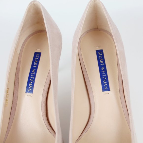NEW Stuart Weitzman Leigh Suede Pumps - Picture 12 of 16